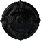 Ekena Millwork Attica Ceiling Medallion (Fits Canopies up to 3 3/4"), Hand-Painted Black Pearl, 39 1/2"OD x 2 1/2"P CM39ATBPS - alternate 1